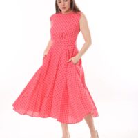 Linen Flare Slevles dress