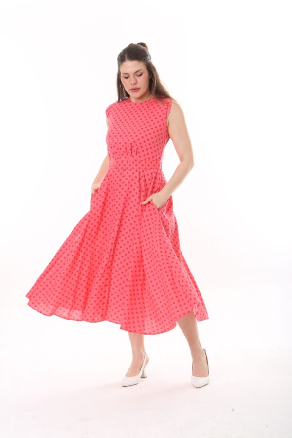 Linen Flare Slevles dress