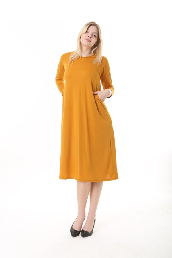 Jersey Midi Dress long sleve