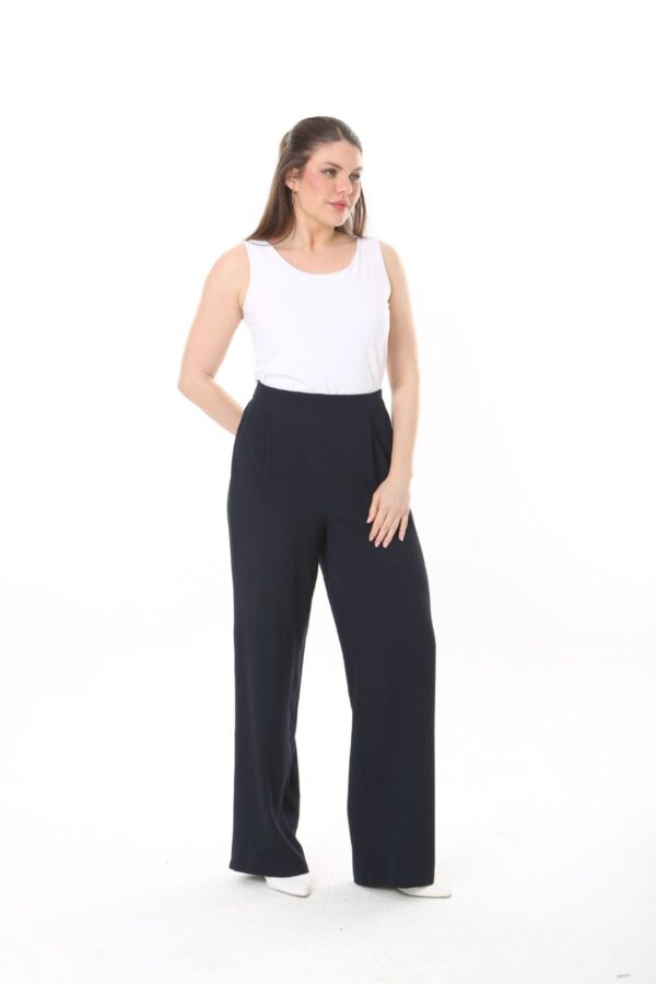 Elasticated Trousers -  plain Front