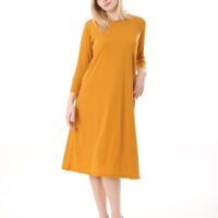 Jersey Midi Dress long sleve