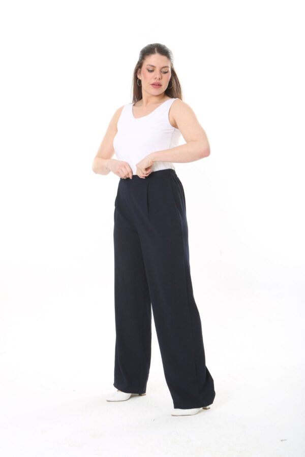Elasticated Trousers -  plain Front
