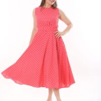 Linen Flare Slevles dress