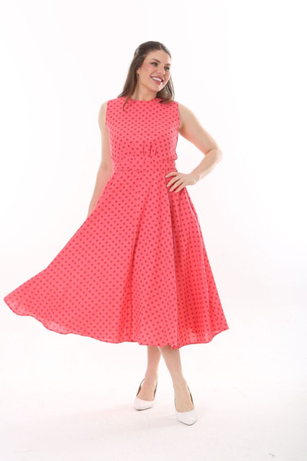 Linen Flare Slevles dress