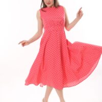 Linen Flare Slevles dress