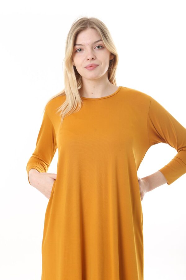 Jersey Midi Dress long sleve