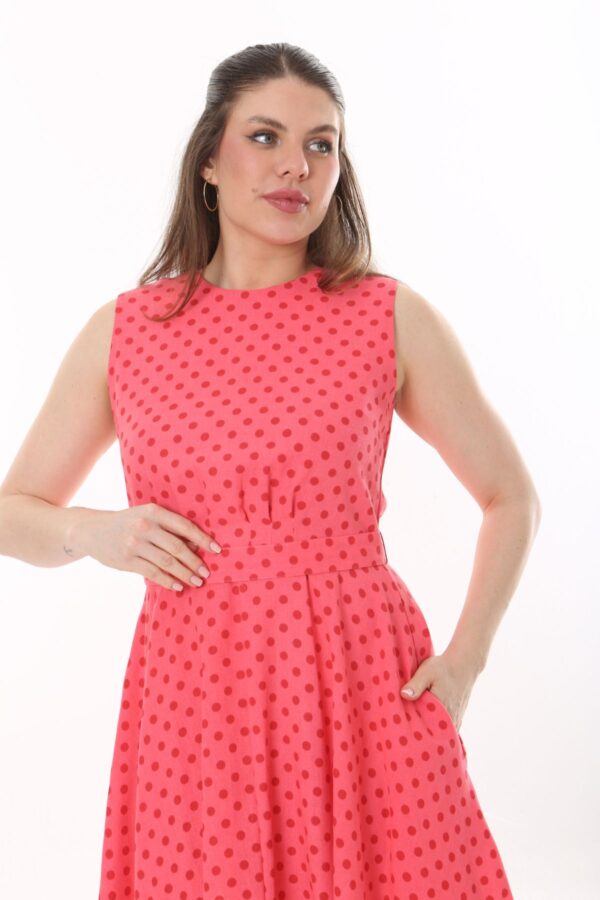 Linen Flare Slevles dress