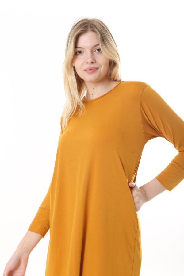 Jersey Midi Dress long sleve
