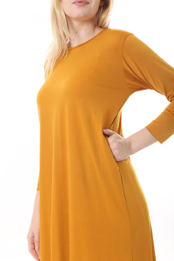 Jersey Midi Dress long sleve
