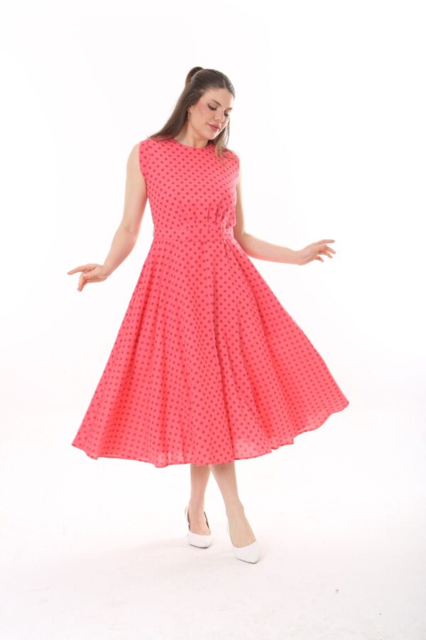 Linen Flare Slevles dress