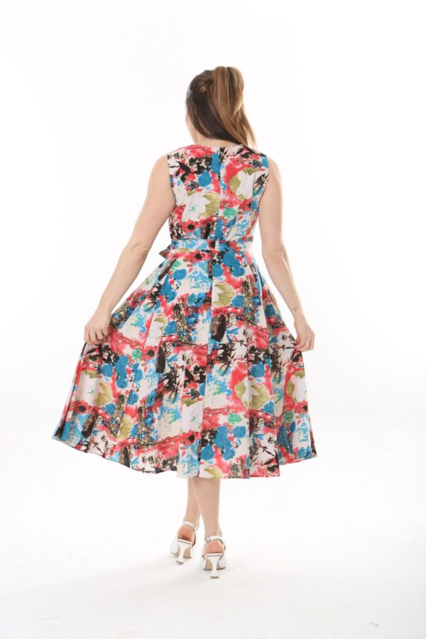 Linen Flare Slevles dress