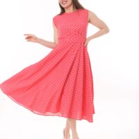 Linen Flare Slevles dress