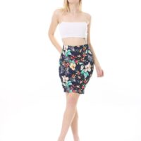 Womens Jersey Mini  Skirts - Print