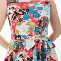 Linen Flare Slevles dress