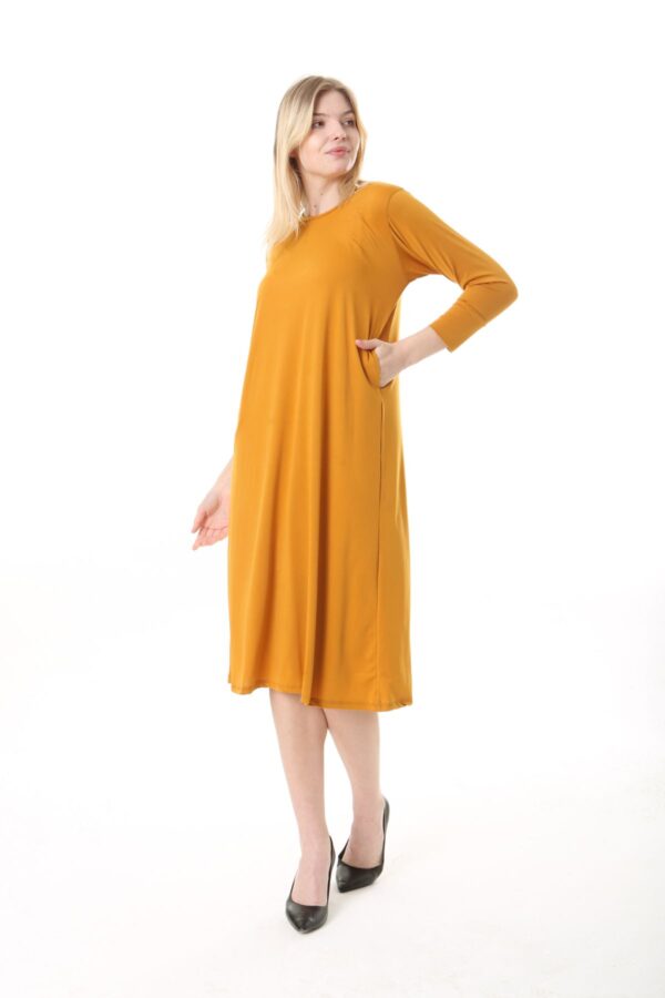 Jersey Midi Dress long sleve