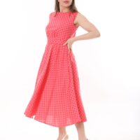 Linen Flare Slevles dress