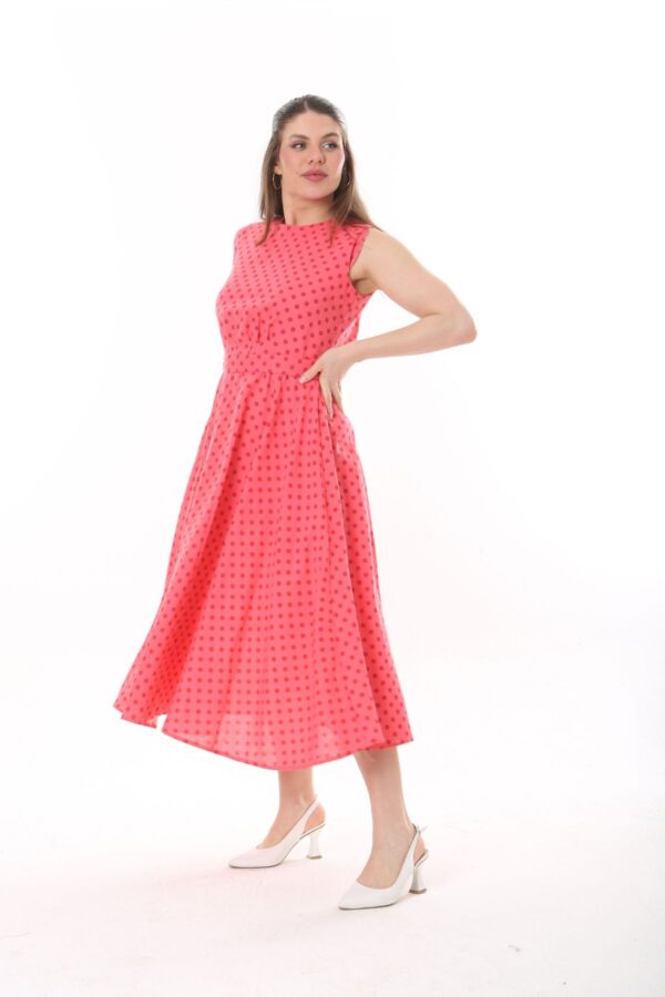 Linen Flare Slevles dress