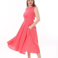 Linen Flare Slevles dress