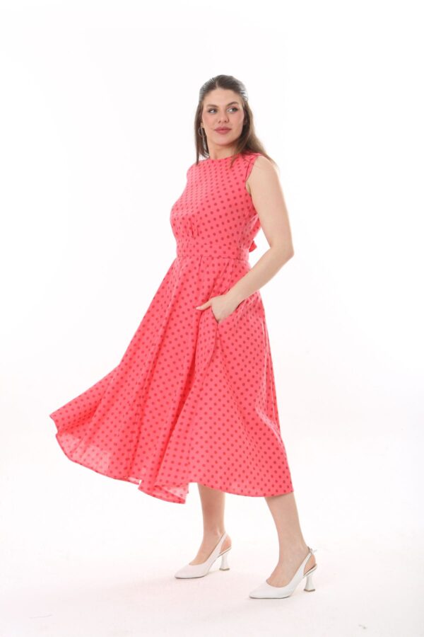 Linen Flare Slevles dress