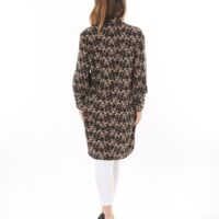 Long Linen womans Tunic shirt blouse with cuffs and collar