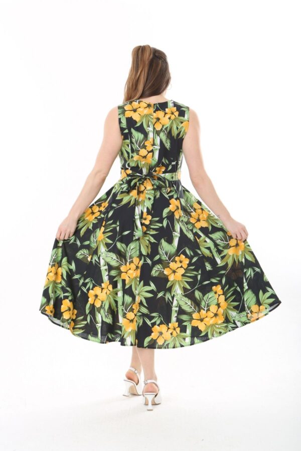 Linen Flare Slevles dress
