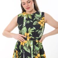 Linen Flare Slevles dress