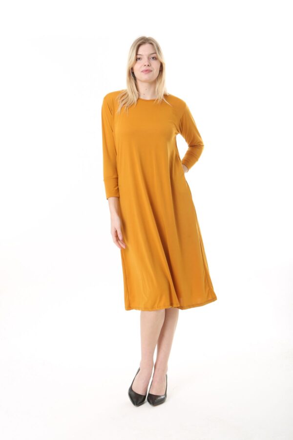 Jersey Midi Dress long sleve