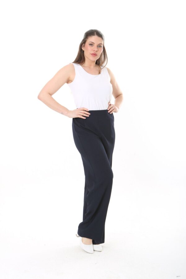 Elasticated Trousers -  plain Front