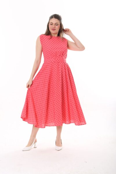 Linen Flare Slevles dress