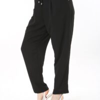 Elasticated Back  Trousers - with  Tie Front