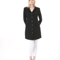 Black Unlined Rayon Jacket - Perfect for the cooler temperatures