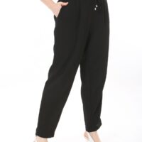 Elasticated Back  Trousers - with  Tie Front