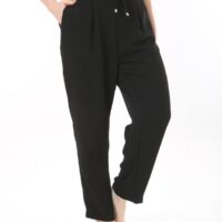Elasticated Back  Trousers - with  Tie Front