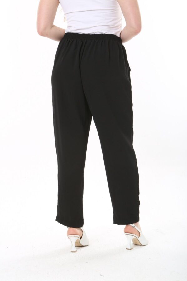 Elasticated Back  Trousers - with  Tie Front