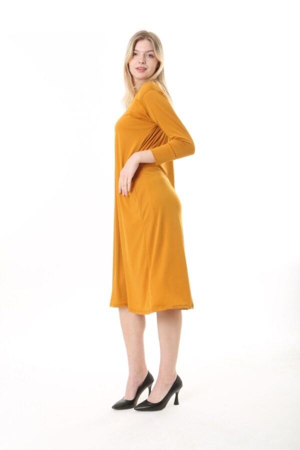Jersey Midi Dress long sleve