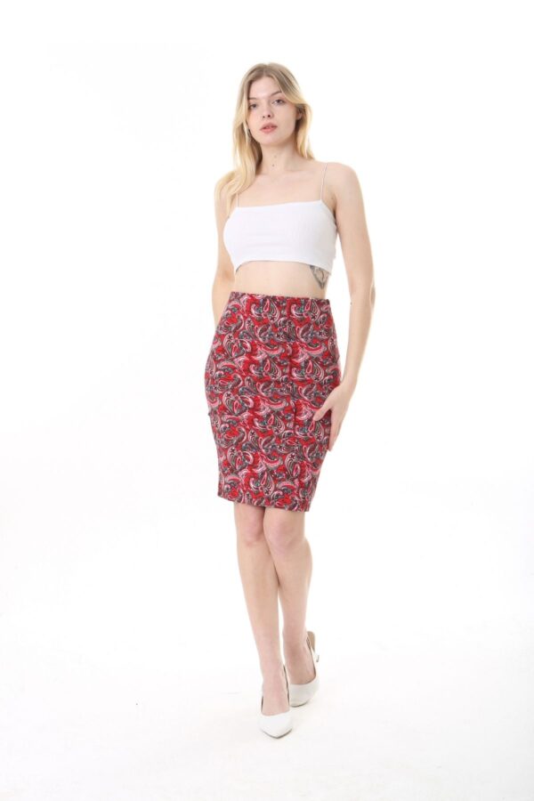 Womens Jersey Mini  Skirts - Print