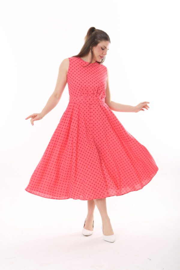 Linen Flare Slevles dress