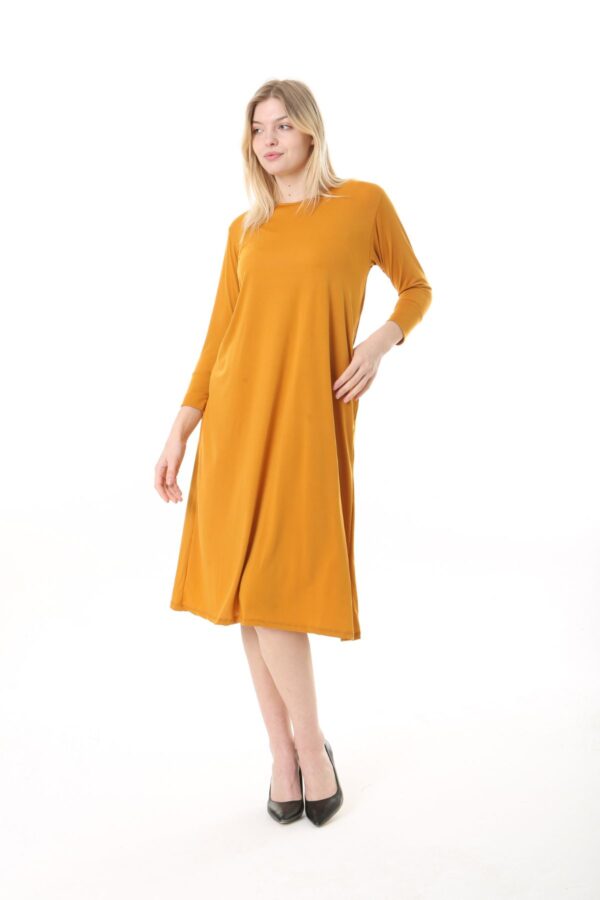 Jersey Midi Dress long sleve