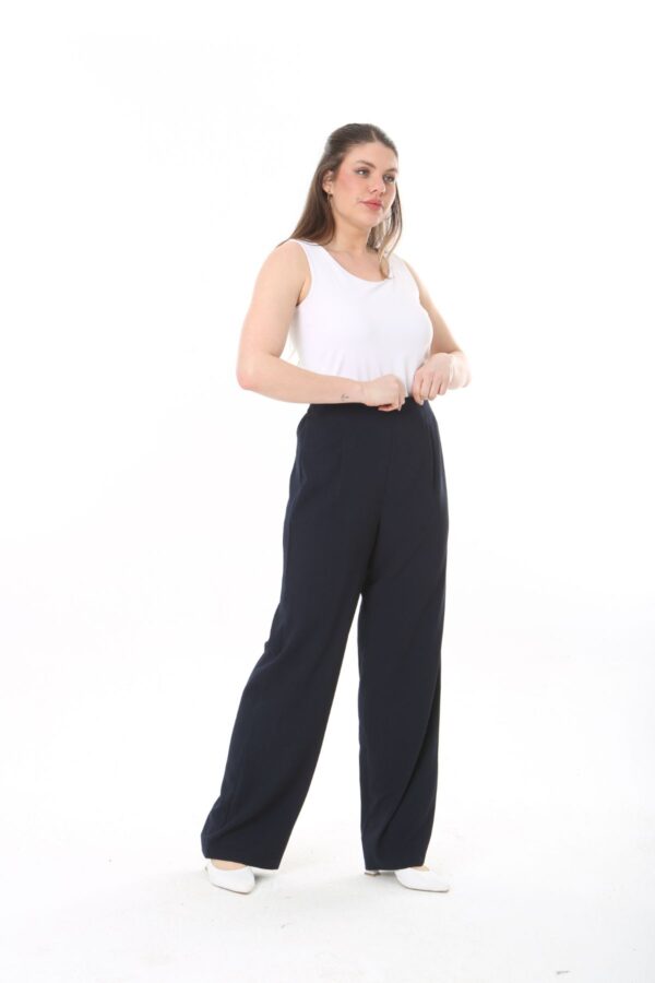 Elasticated Trousers -  plain Front