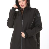 Oversized Waterproof Active Wear Jackets /w Hoodie an Zipper front, Rainproof