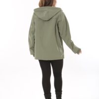 Oversized Waterproof ActiveWear Jackets /w Hoodie an Zipper front, Rainproof